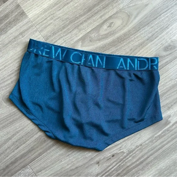 Andrew Christian | Sensual Rib Trunk w/ Almost Naked in Deep Teal (Small) - Picture 8 of 13